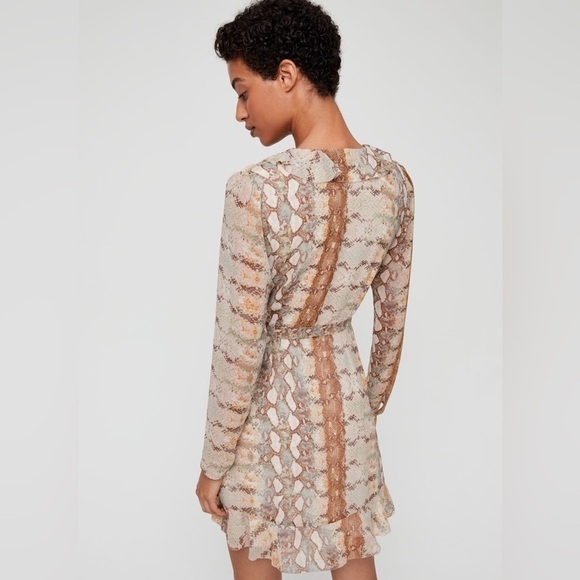 Aritzia Wilfred Louise Ruffle Dress - Picture 6 of 10